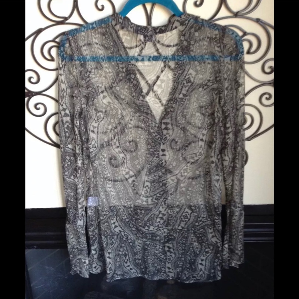 SW3 bespoke 100% silk blouse S button front blouse - Picture 2 of 7